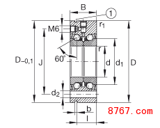 �����ǽӴ������ ZKLF2068-2RS, ˫���ݶ���װ�����ഽ�ܷ�