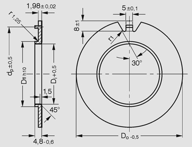 BS70DP4英制复合垫片