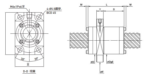 2R25-50V2-DFSH-1644-1813-0.018滚珠丝杠